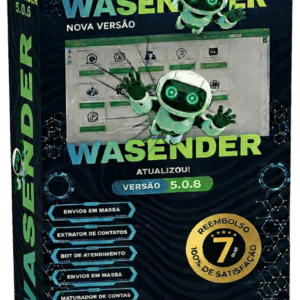 Wasender PRO – 1 Licença - Assinatura V5.0.8 (12 meses)